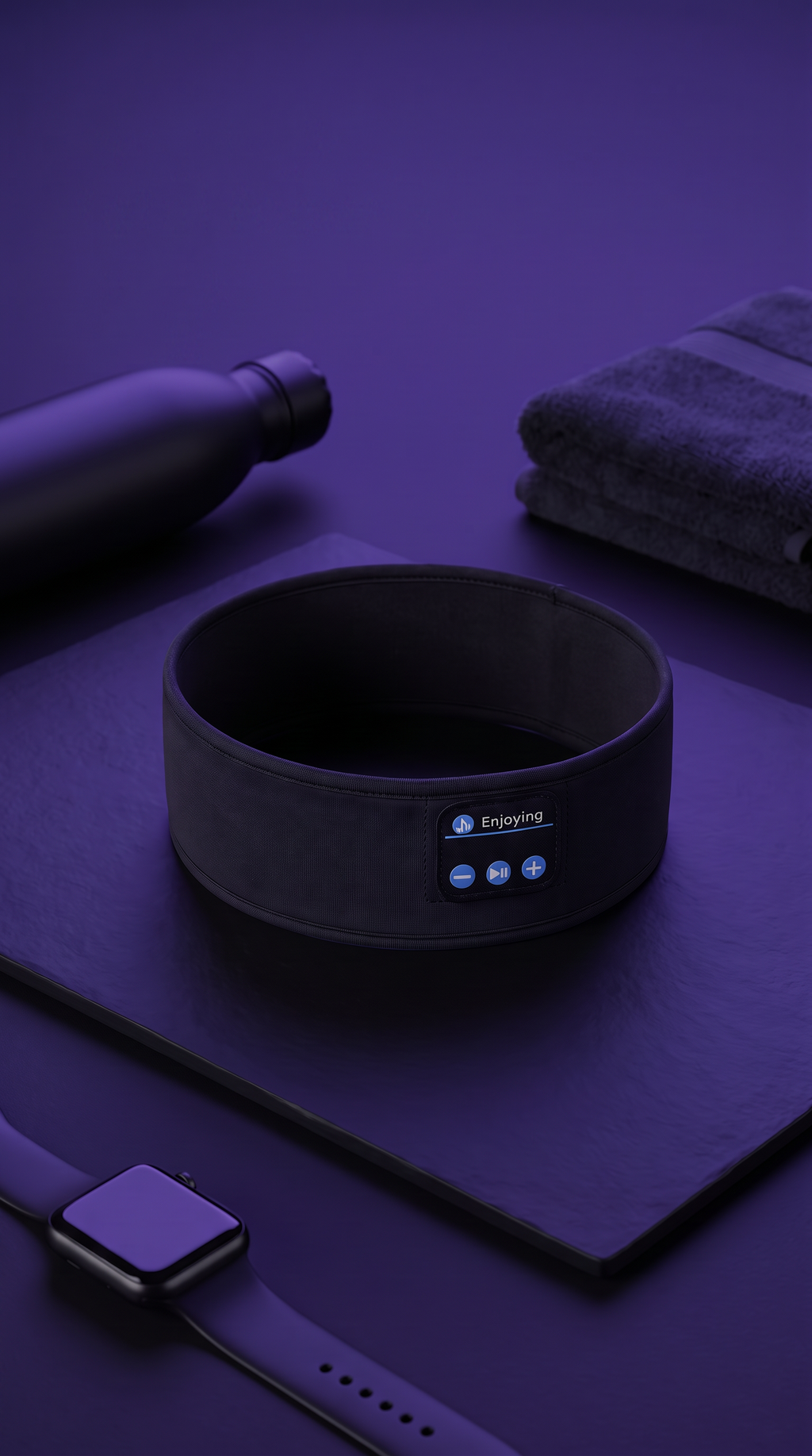 Briotik Sport Headband — Wireless Bluetooth Headphones for Sleep & Workouts