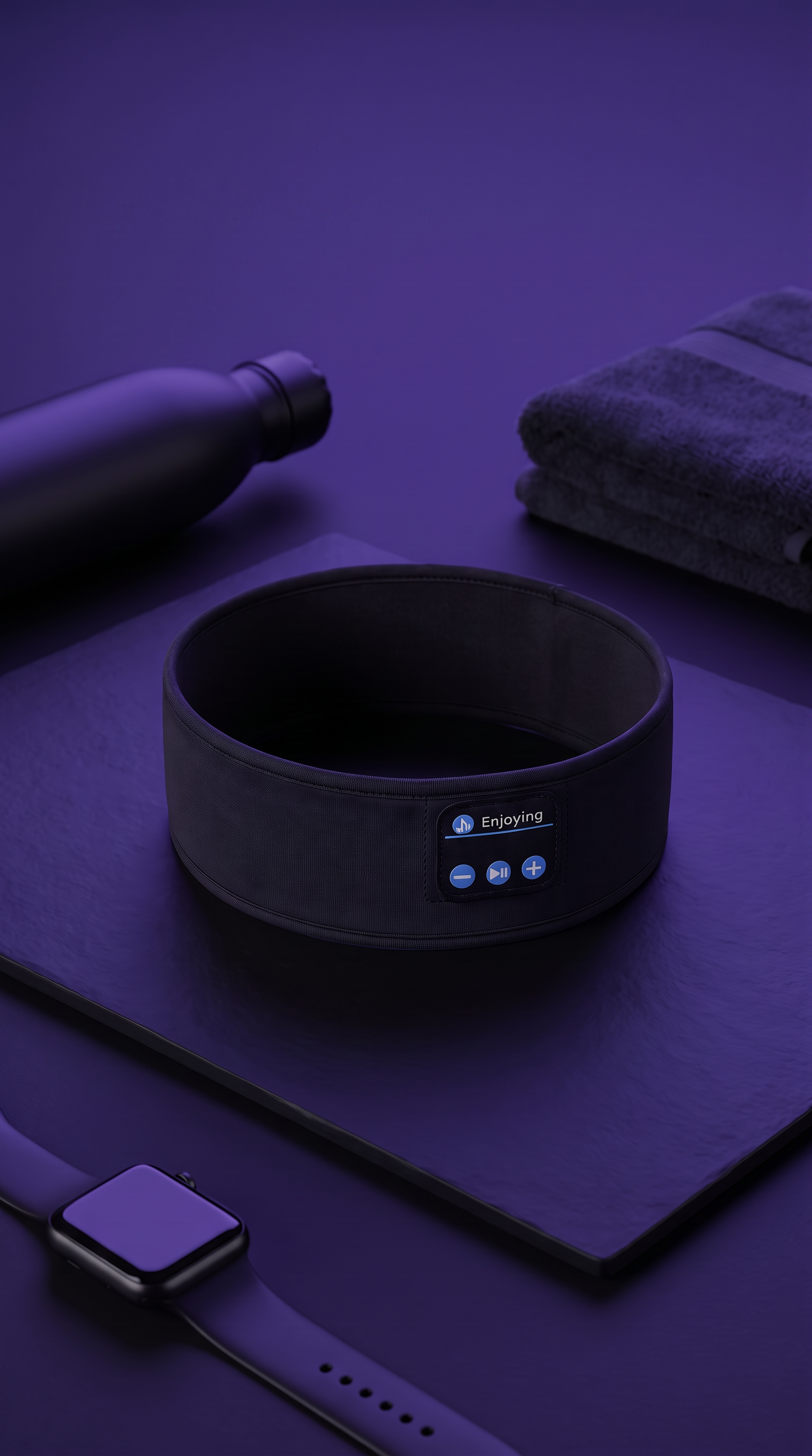 Briotik Sport Headband — Wireless Bluetooth Headphones for Sleep & Workouts