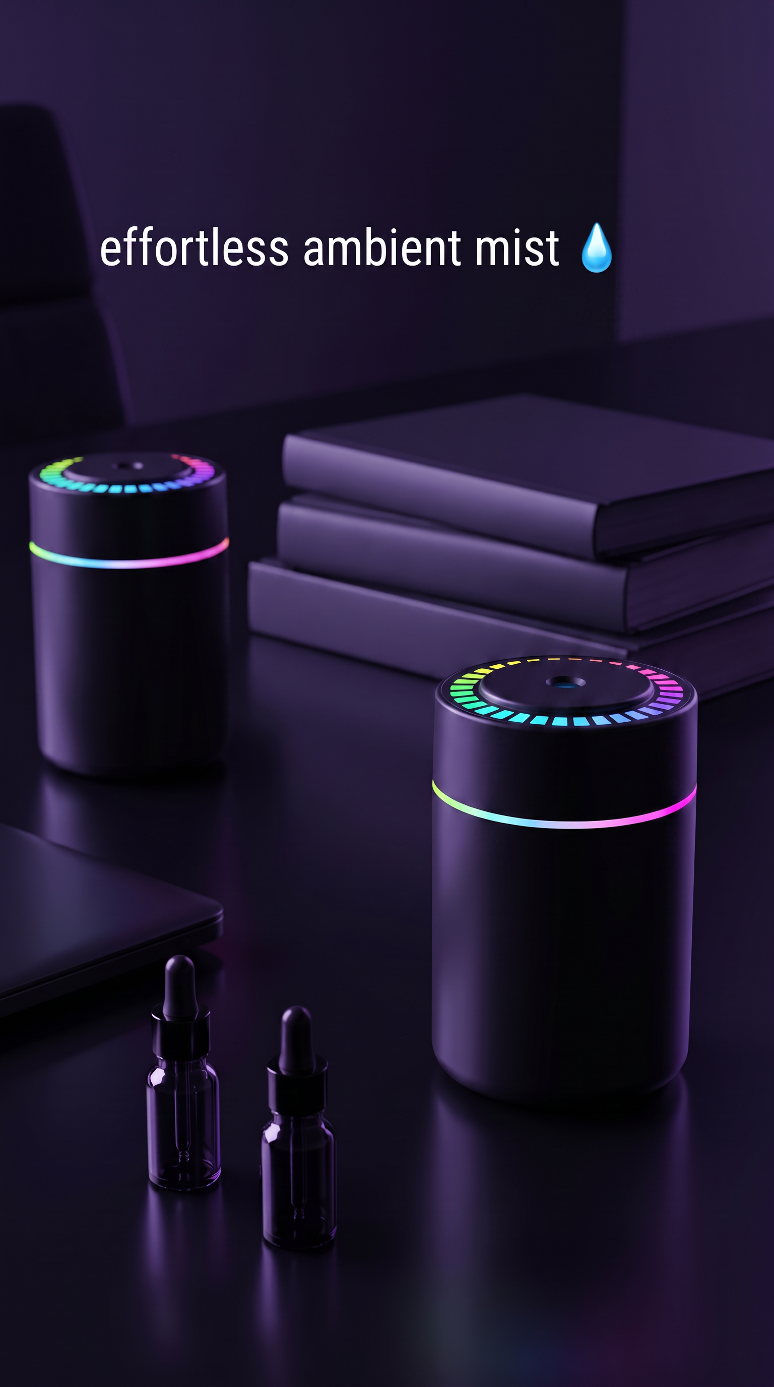 Briotik Aroma Diffuser — Mini USB Humidifier & Essential Oil Mist Maker
