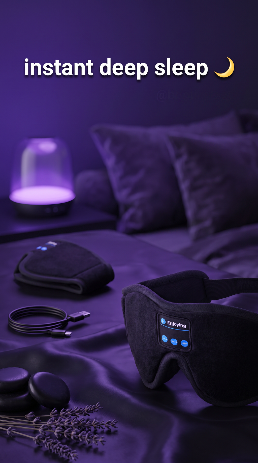 Briotik Sleep Mask — Bluetooth Eye Mask with Built-In Speakers