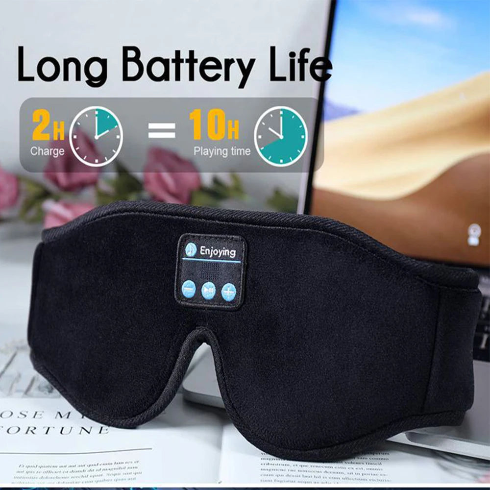 Briotik Sleep Mask — Bluetooth Eye Mask with Built-In Speakers