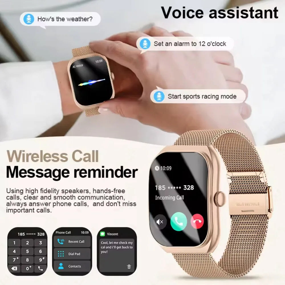 Briotik Everyday Watch — Smartwatch with Voice Assistant & Bluetooth Calling
