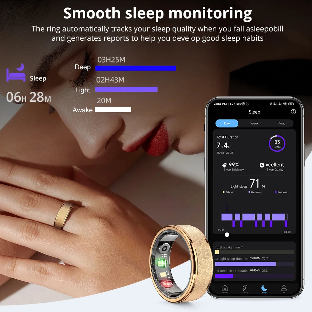Briotik Smart Ring — Health & Sleep Wellness Tracker