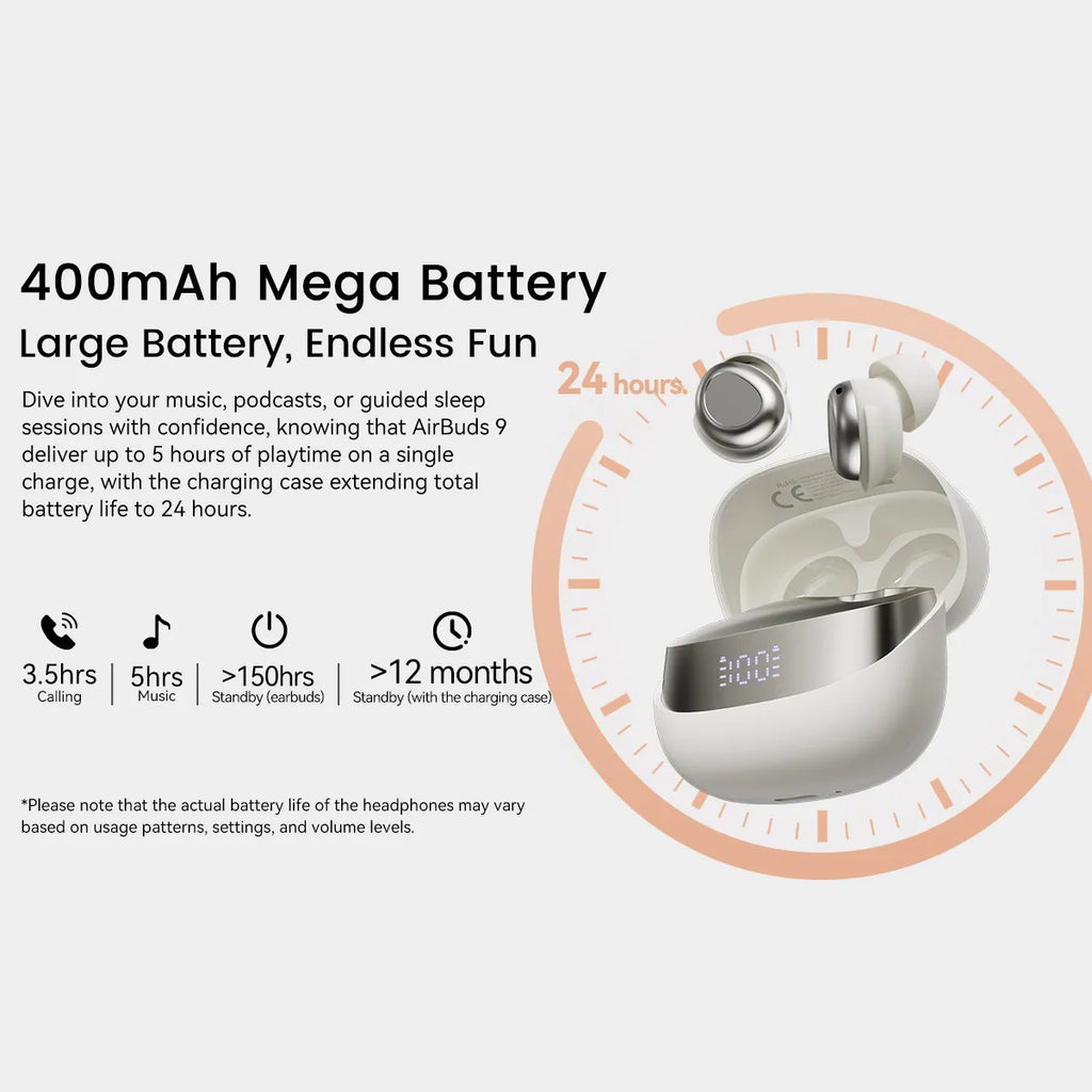Briotik Wireless Earbuds — Touch Control, Bluetooth 5.4