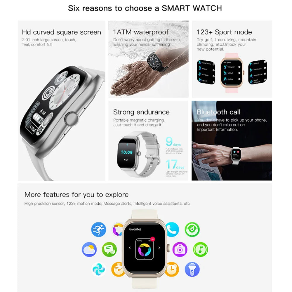 Briotik Everyday Watch — Smartwatch with Voice Assistant & Bluetooth Calling