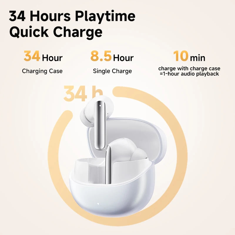 Briotik Pro Earbuds — Hybrid ANC, Hi-Res Sound, Bluetooth 5.3