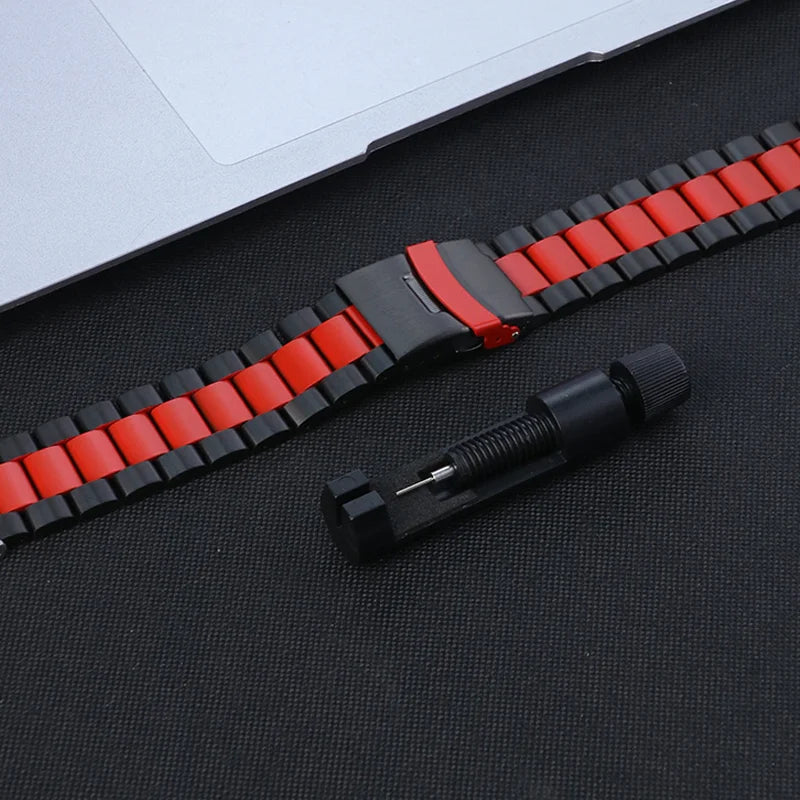 Briotik Metal Band — Stainless Steel Replacement Strap, 22mm