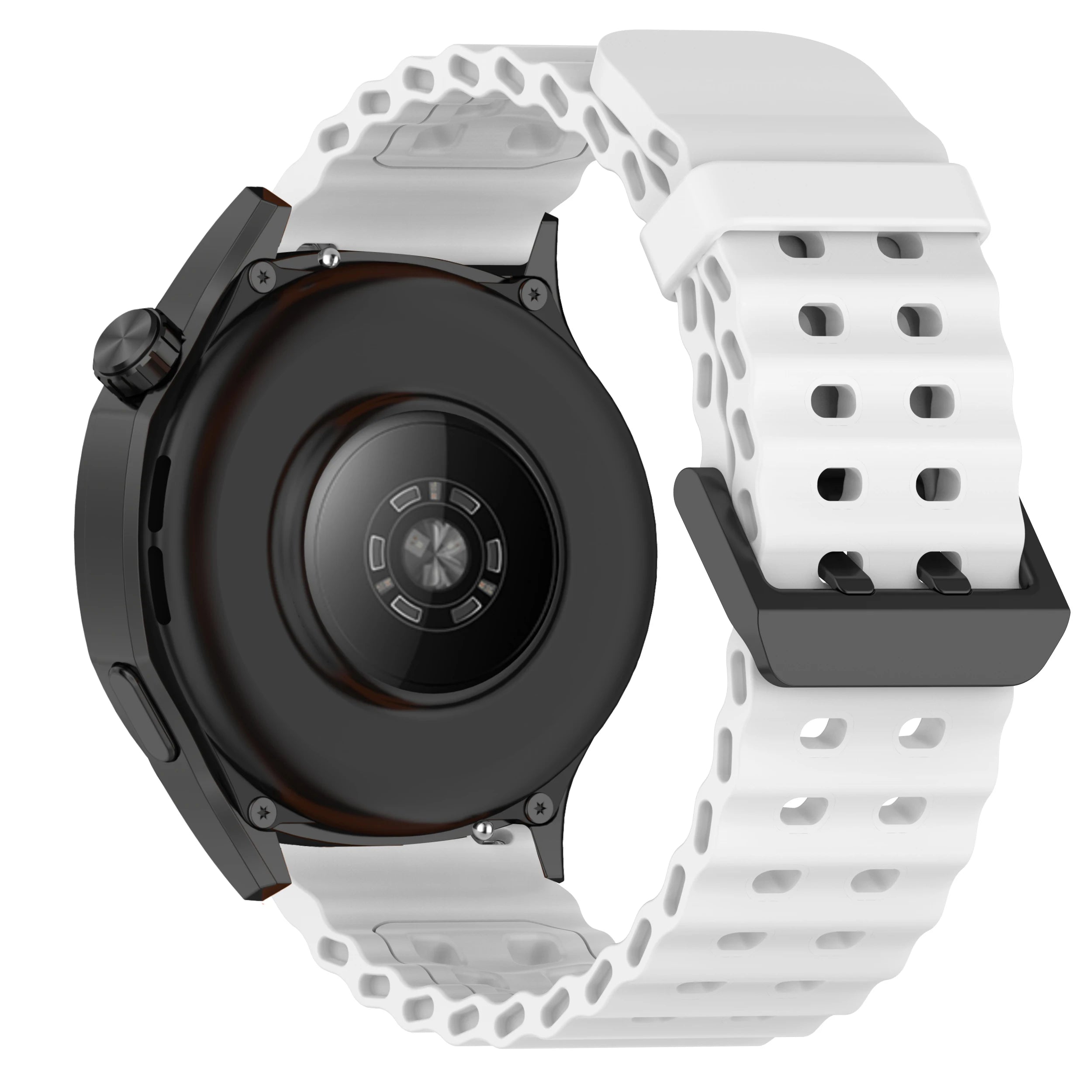 Briotik Sport Band — 22mm Silicone Replacement Strap, Two-Tone