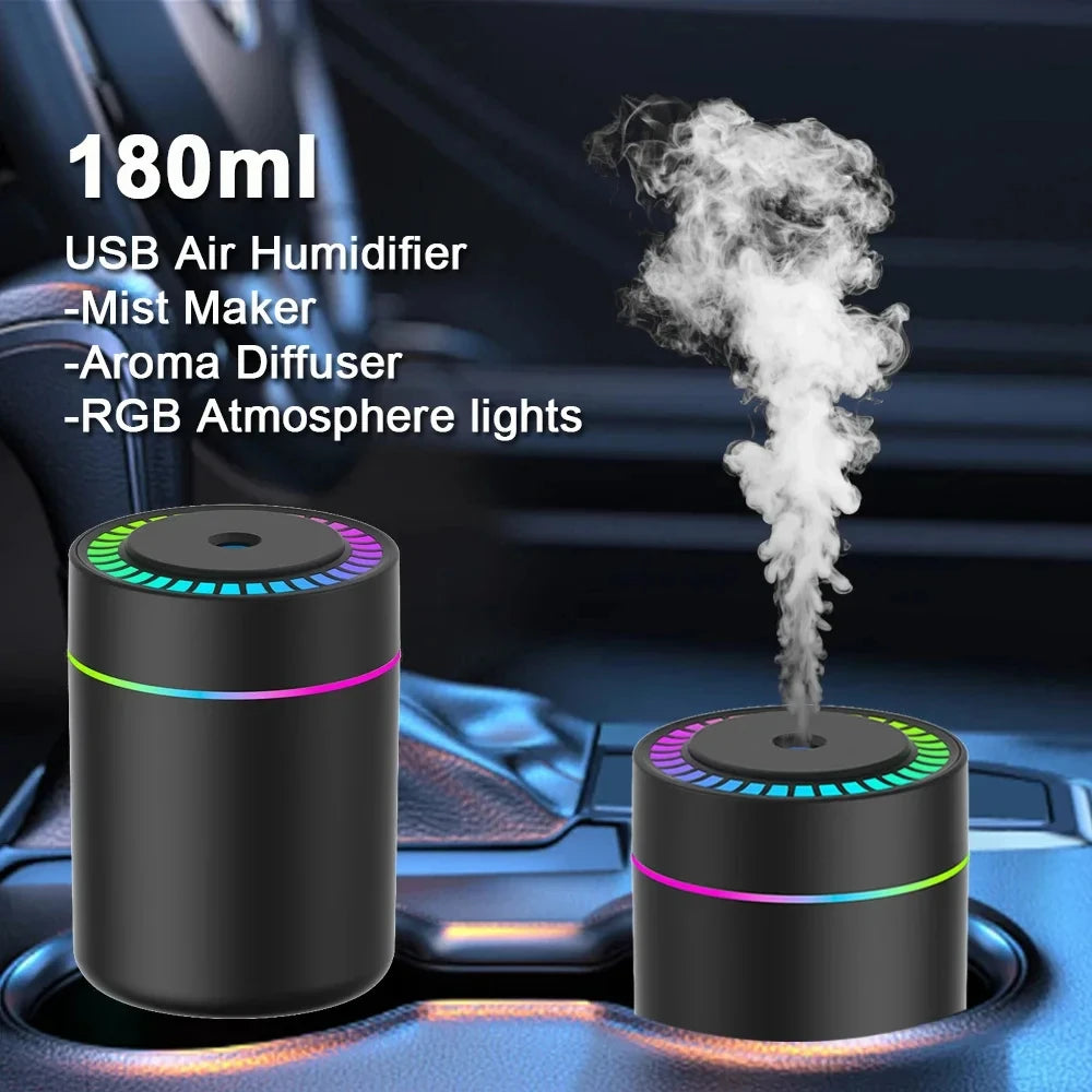 Briotik Aroma Diffuser — Mini USB Humidifier & Essential Oil Mist Maker