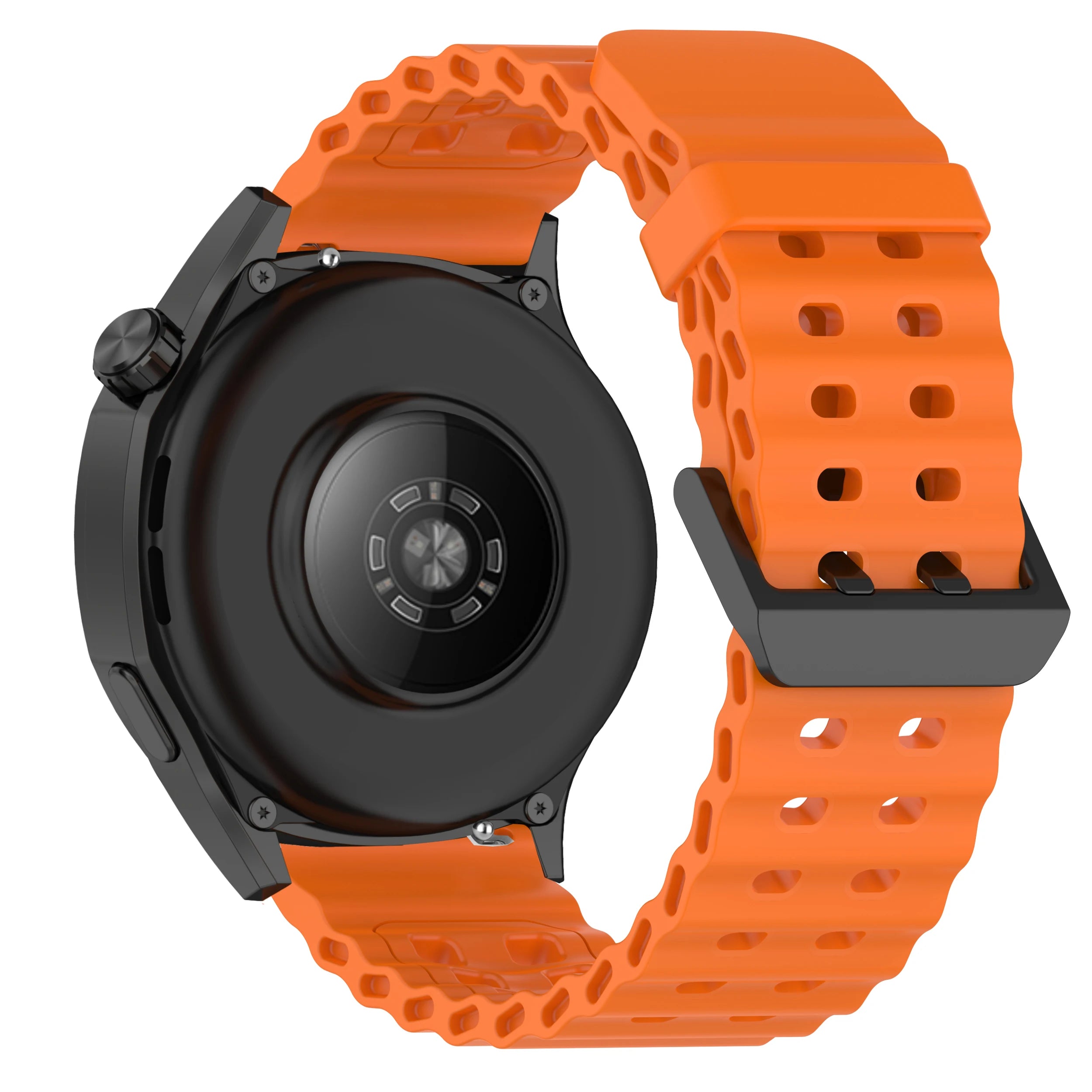Briotik Sport Band — 22mm Silicone Replacement Strap, Two-Tone