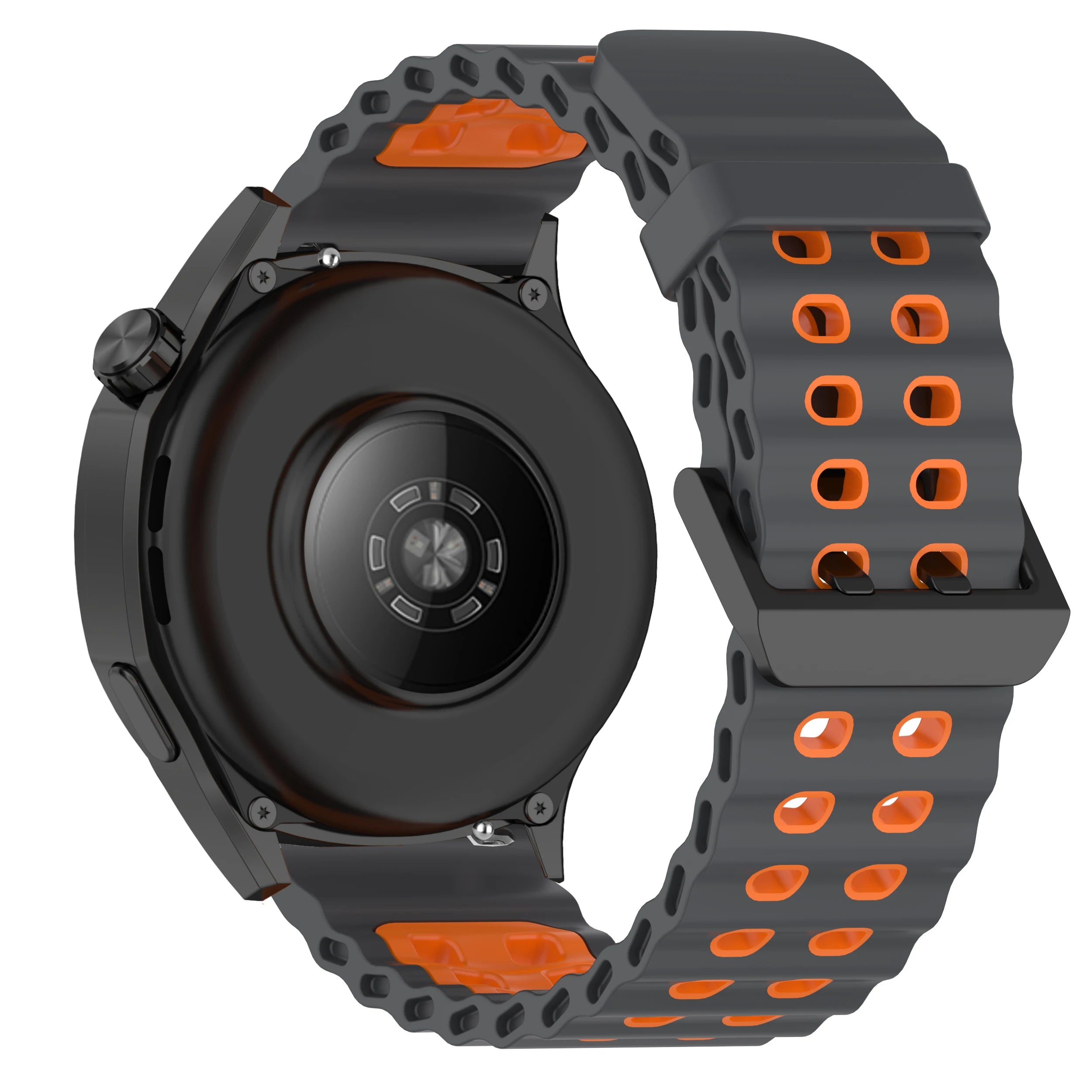 Briotik Sport Band — 22mm Silicone Replacement Strap, Two-Tone