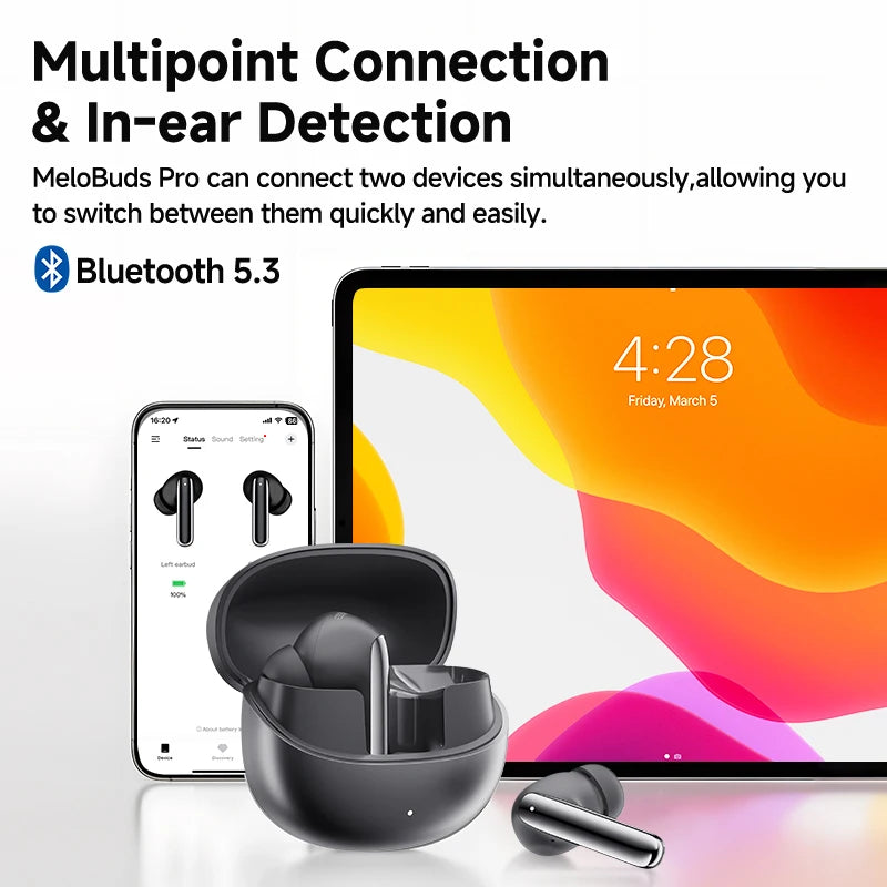 Briotik Pro Earbuds — Hybrid ANC, Hi-Res Sound, Bluetooth 5.3