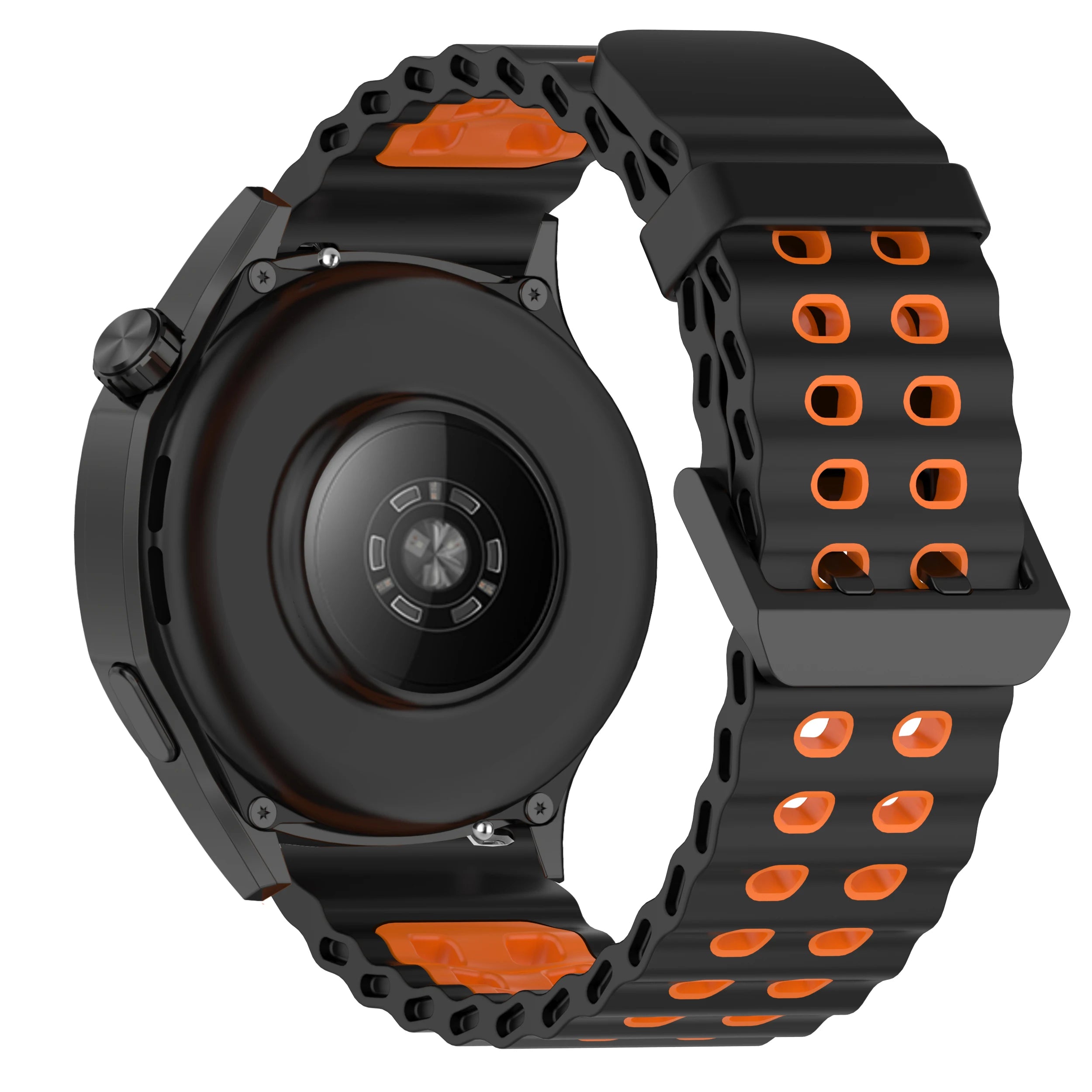Briotik Sport Band — 22mm Silicone Replacement Strap, Two-Tone