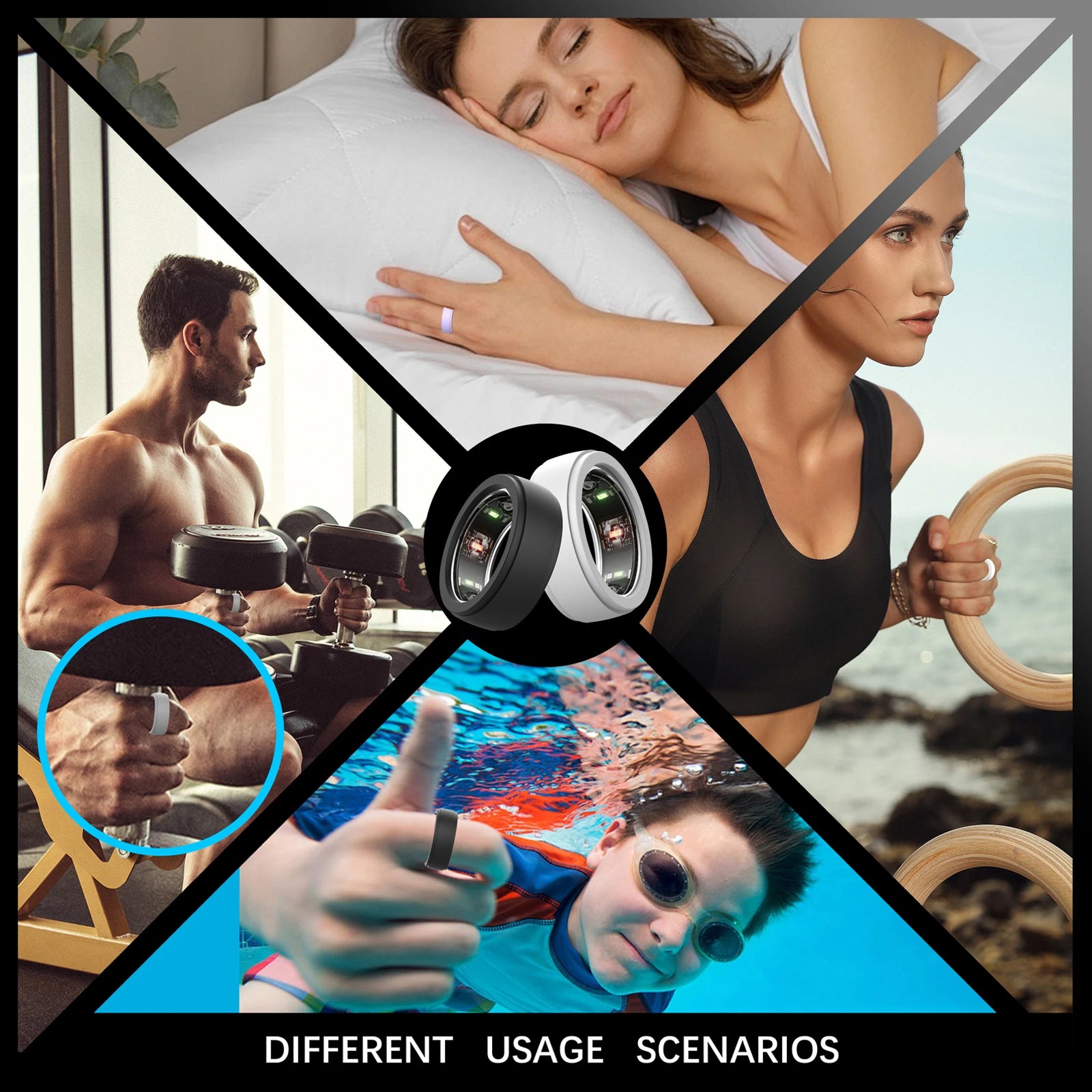 Briotik Ring Shield — Silicone Protector Compatible with Oura, COLMI & Galaxy Ring