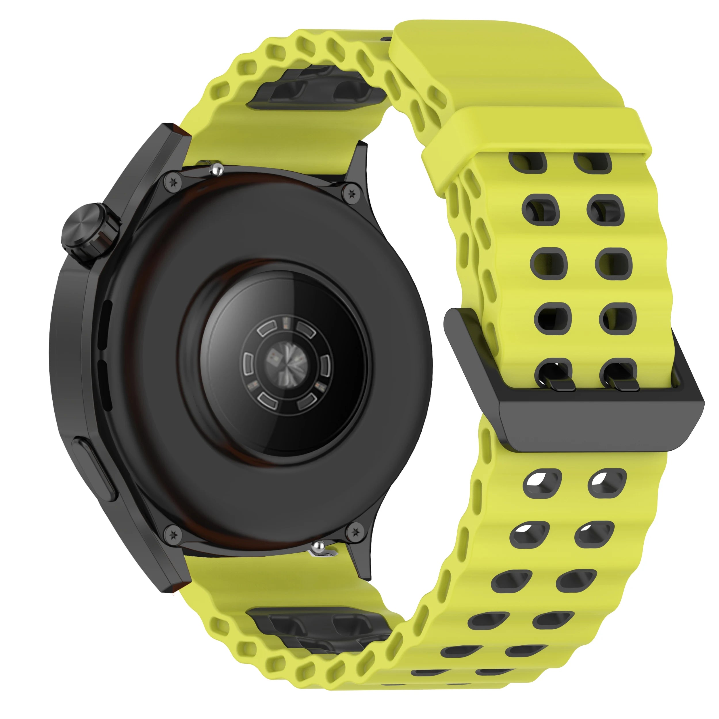 Briotik Sport Band — 22mm Silicone Replacement Strap, Two-Tone