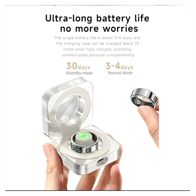 Briotik Ring Power Case — Portable Charger with Battery & LED Display