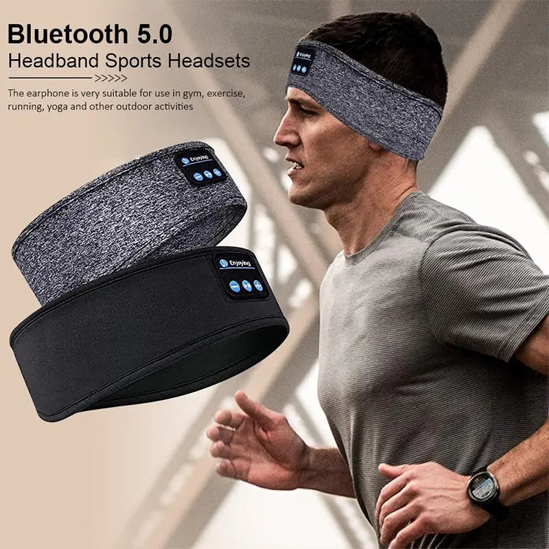 Briotik Sport Headband — Wireless Bluetooth Headphones for Sleep & Workouts