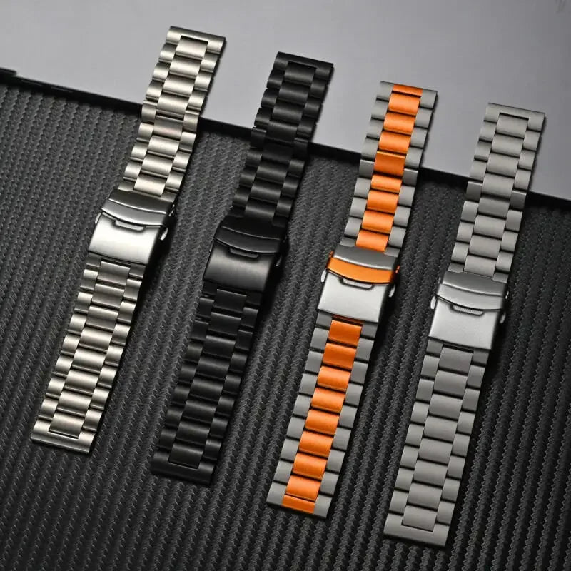 Briotik Metal Band — Stainless Steel Replacement Strap, 22mm