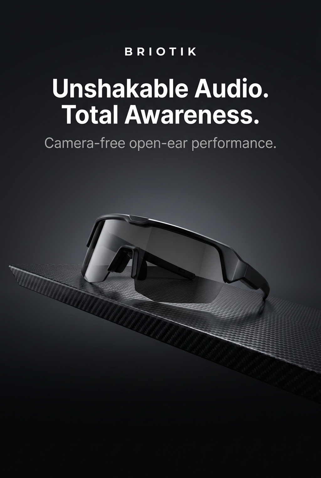 Briotik Audio Sunglasses – Open Ear Bluetooth