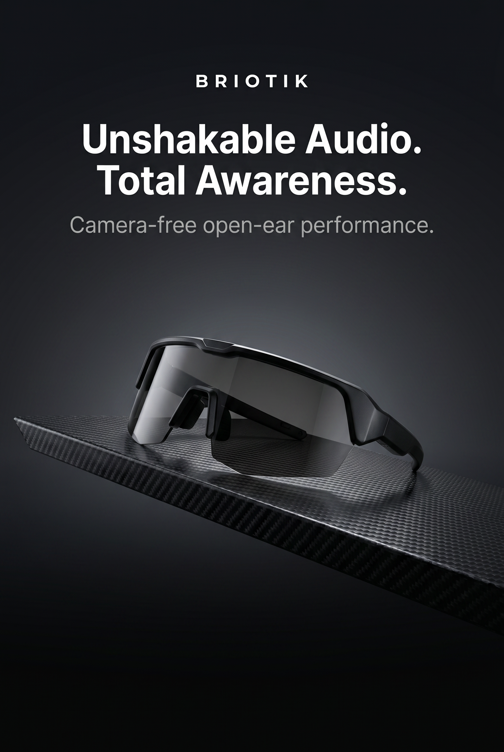 Briotik Audio Sunglasses – Open Ear Bluetooth